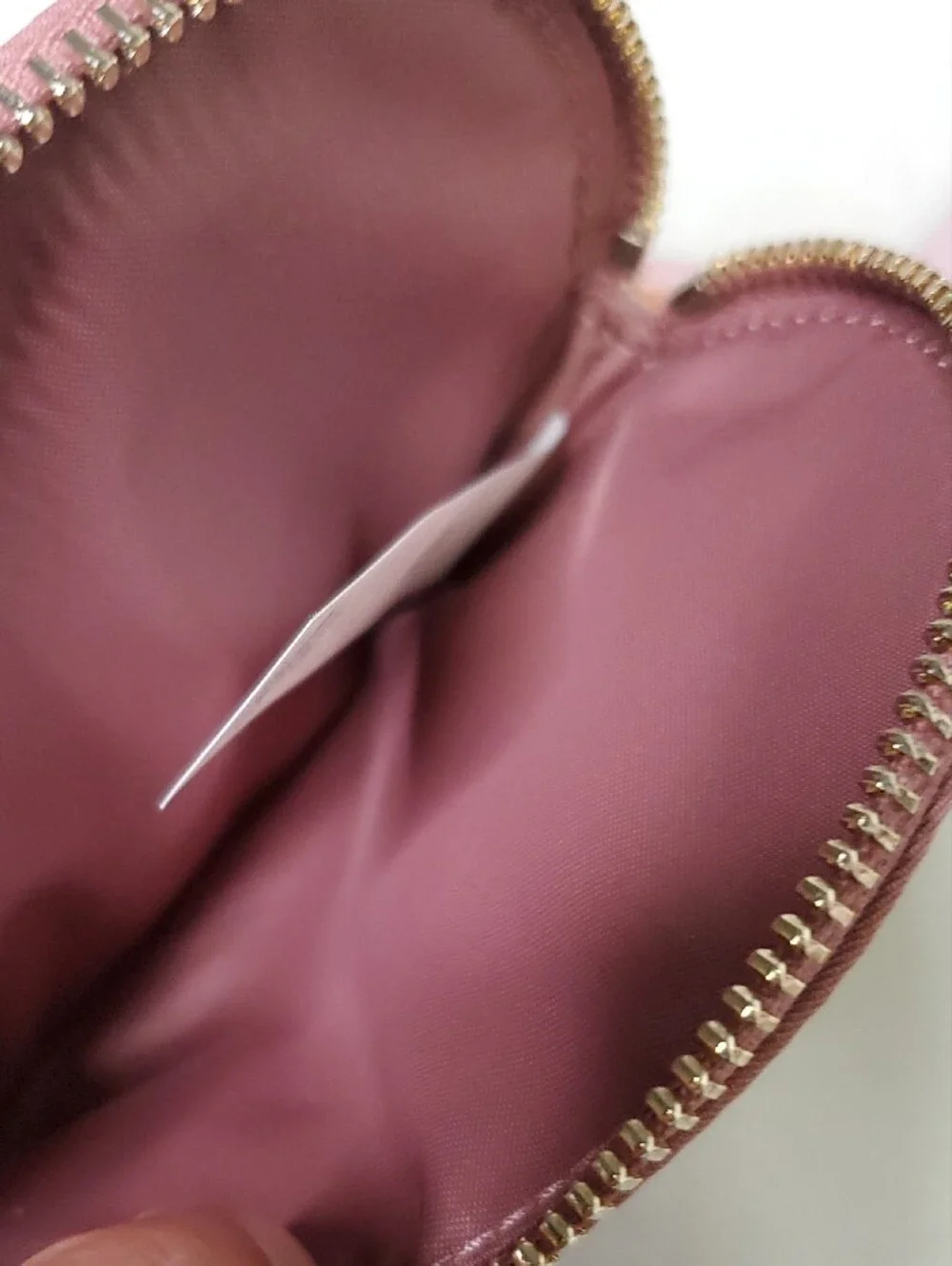 lululemon athletica Dusty Rose Heart Wristlet